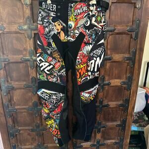 Black and multi Coloured Oneal Mayhem